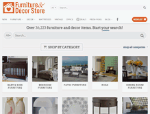 Tablet Screenshot of furnituredecorstore.com
